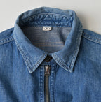 Komugi Denim 908 Yama Pull Shirt Distressed