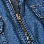Komugi Denim 908 Yama Pull Shirt Distressed