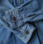 Komugi Denim 908 Yama Pull Shirt Distressed