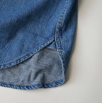 Komugi Denim 908 Yama Pull Shirt Distressed