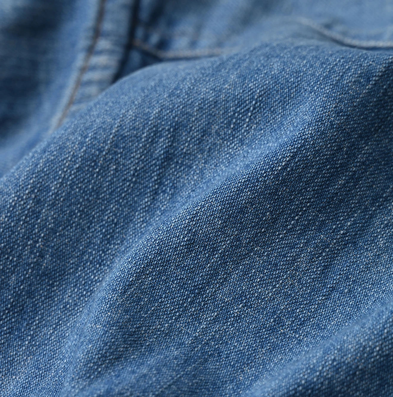 Komugi Denim 908 Yama Pull Shirt Distressed