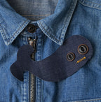 Komugi Denim 908 Yama Pull Shirt Distressed