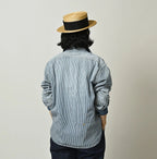 Komugi Denim 908 Yama Pull Shirt Distressed