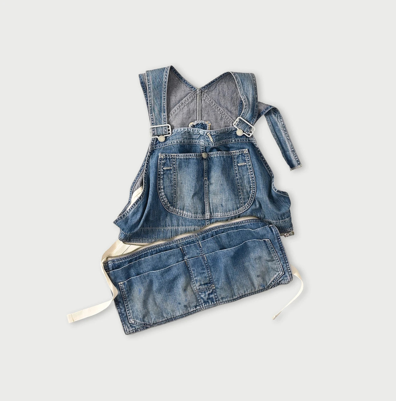 Mugi Denim Over Tablier Distressed