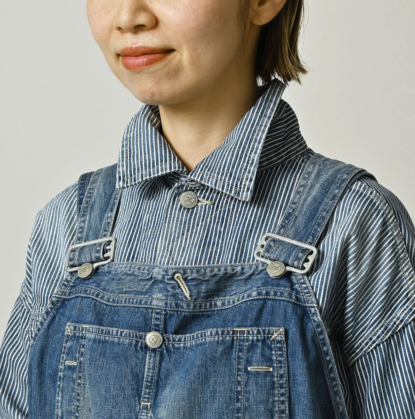 Mugi Denim Over Tablier Distressed