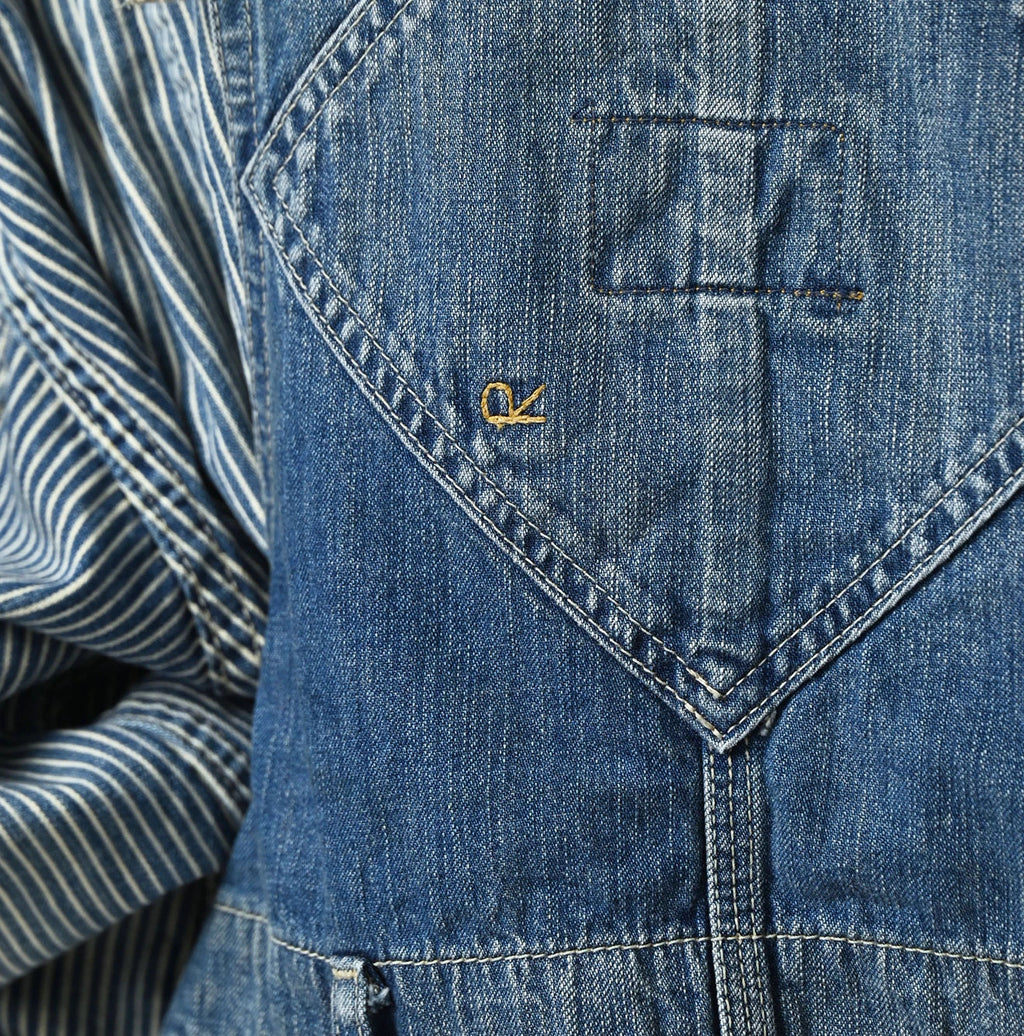 Mugi Denim Over Tablier Distressed