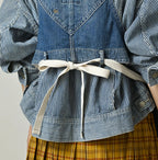 Mugi Denim Over Tablier Distressed