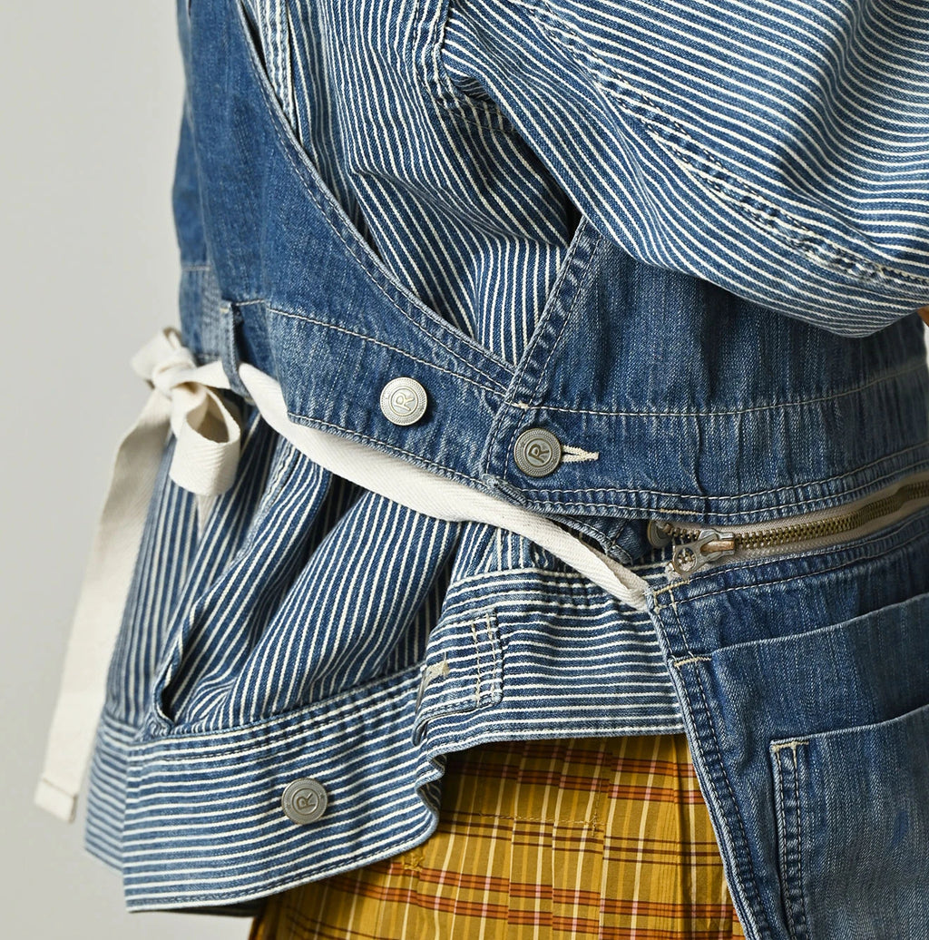 Mugi Denim Over Tablier Distressed