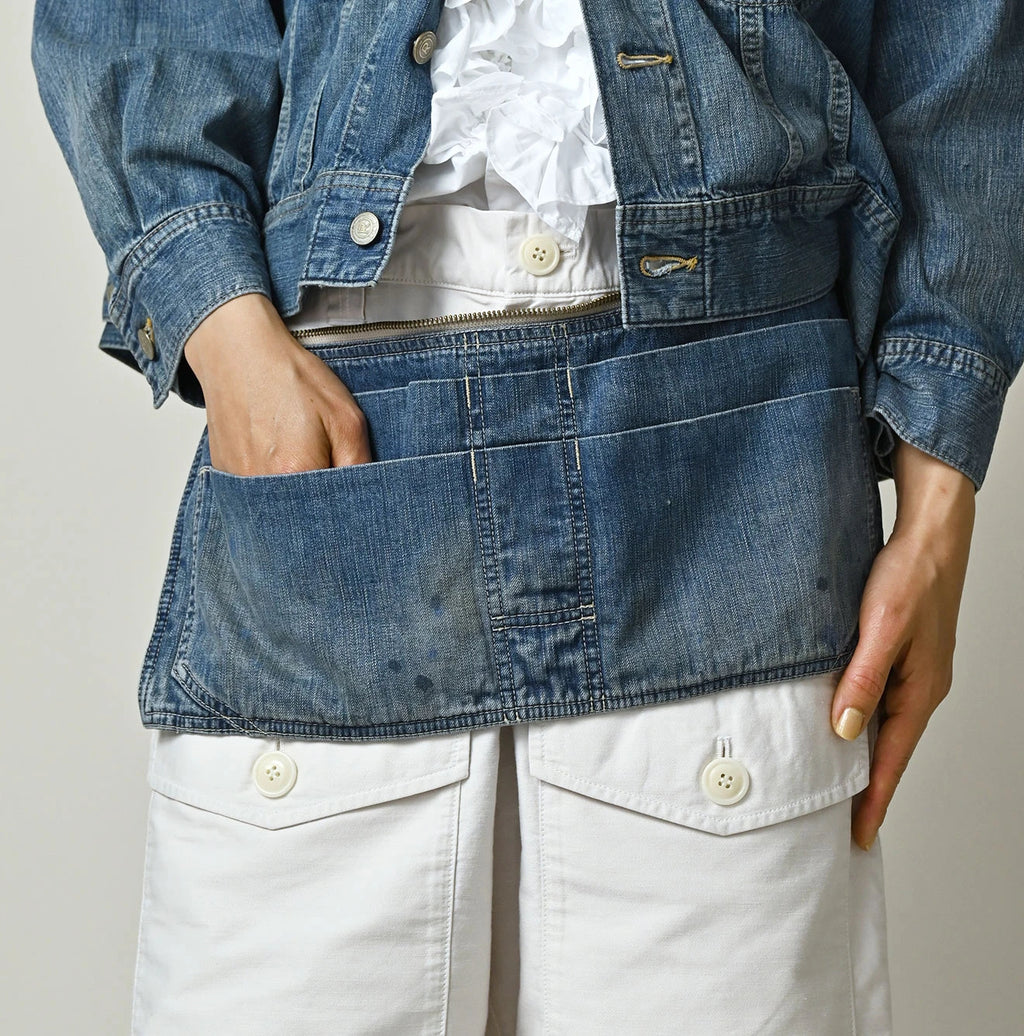 Mugi Denim Over Tablier Distressed