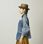 Mugi Denim Over Tablier Distressed
