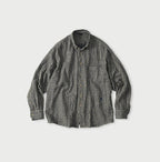 Indigo Double Woven 908 Ocean Button Down Shirt