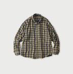 Indigo Double Woven 908 Ocean Button Down Shirt