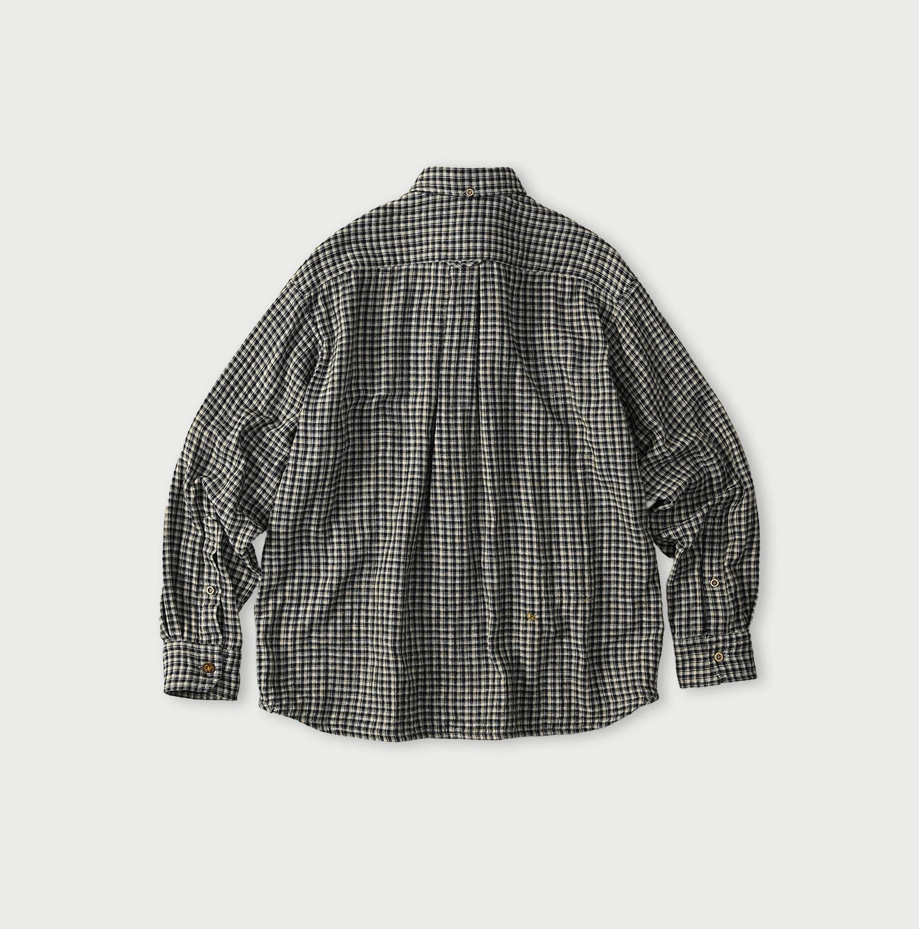 Indigo Double Woven 908 Ocean Button Down Shirt