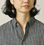 Indigo Double Woven 908 Ocean Button Down Shirt