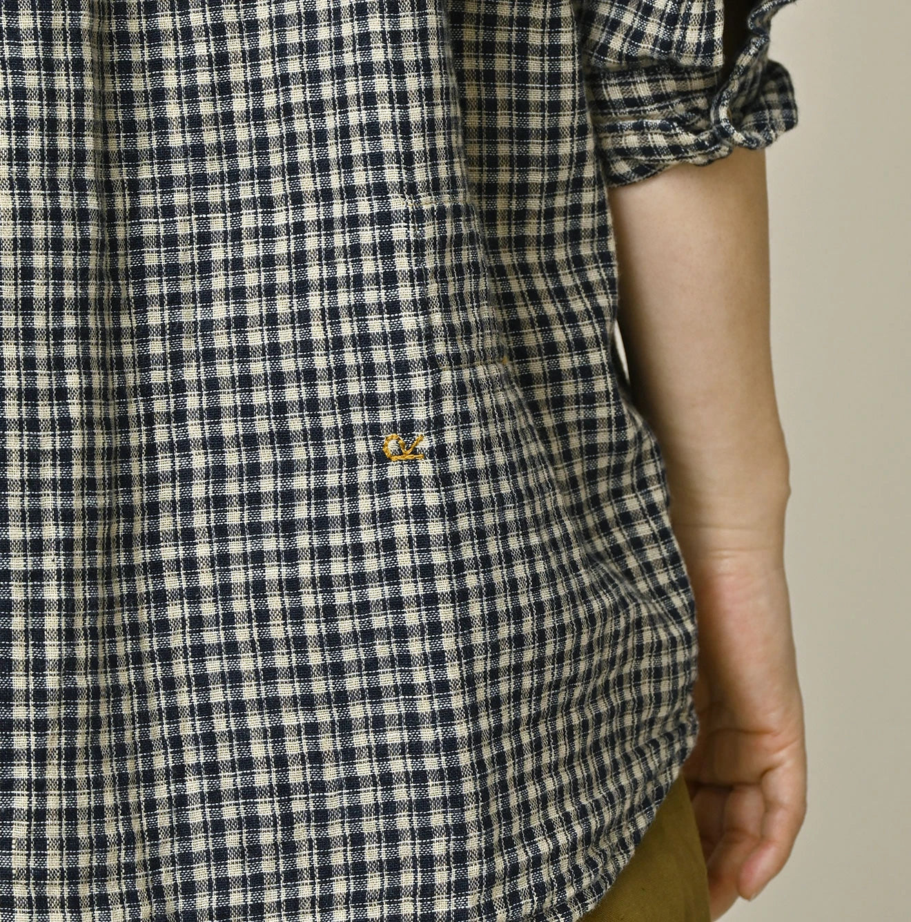 Indigo Double Woven 908 Ocean Button Down Shirt