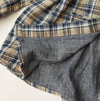 Indigo Double Woven 908 Ocean Button Down Shirt