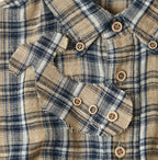 Indigo Double Woven 908 Ocean Button Down Shirt