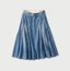 Mugi Denim Soufflé Skirt Distressed