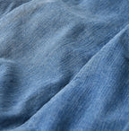 Mugi Denim Soufflé Skirt Distressed