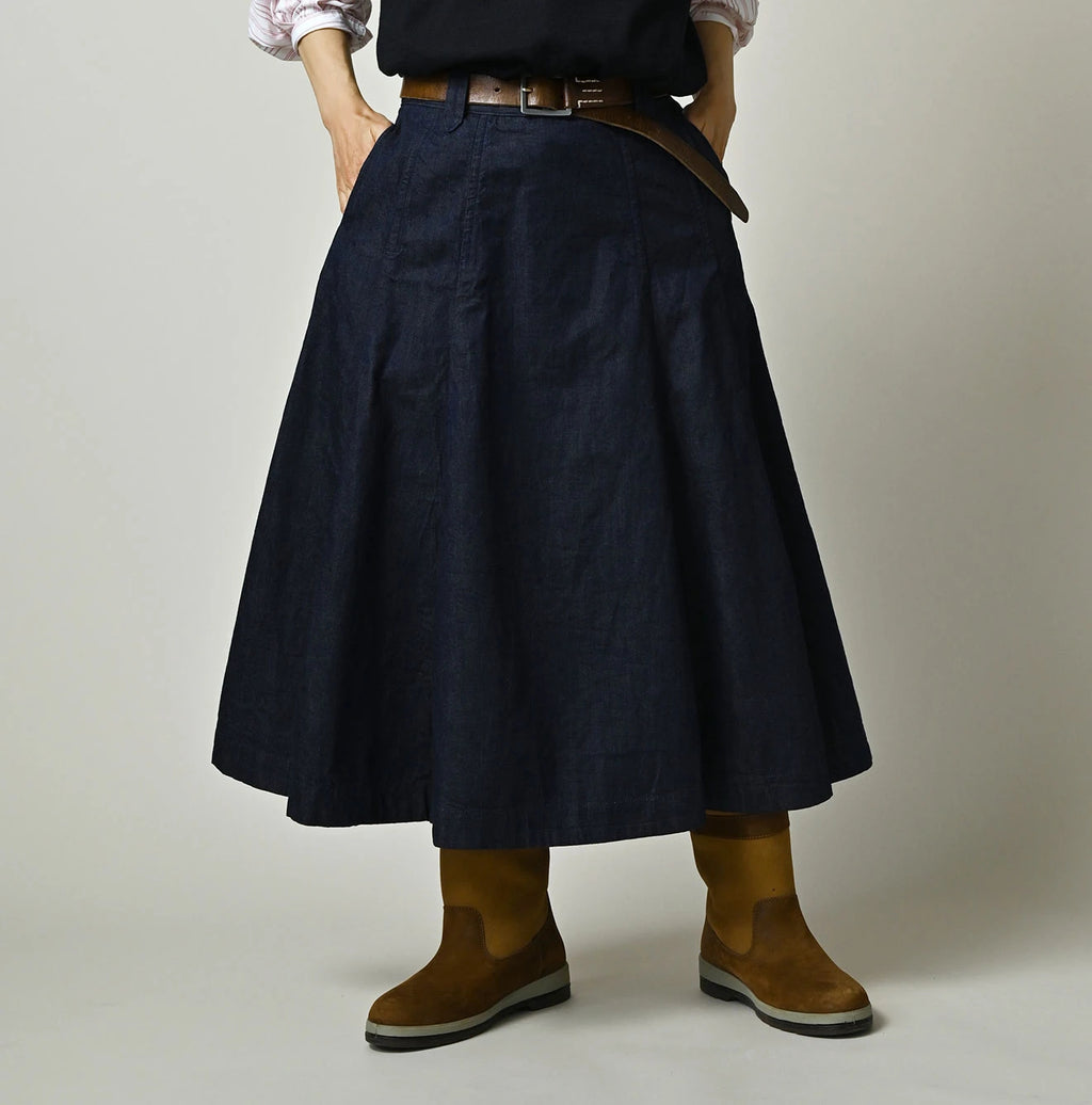 Mugi Denim Soufflé Skirt Nou