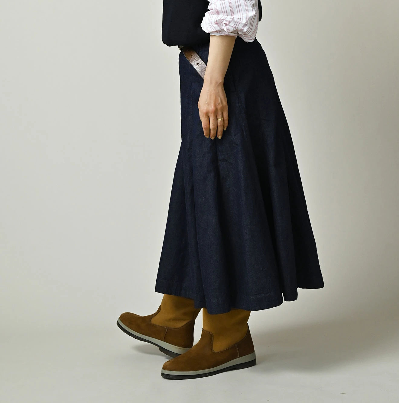 Mugi Denim Soufflé Skirt Nou