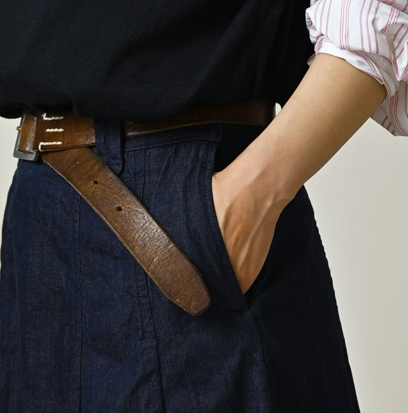 Mugi Denim Soufflé Skirt Nou