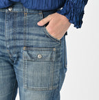 Rye Mugi Denim 908 Bush Pants Distressed Detail