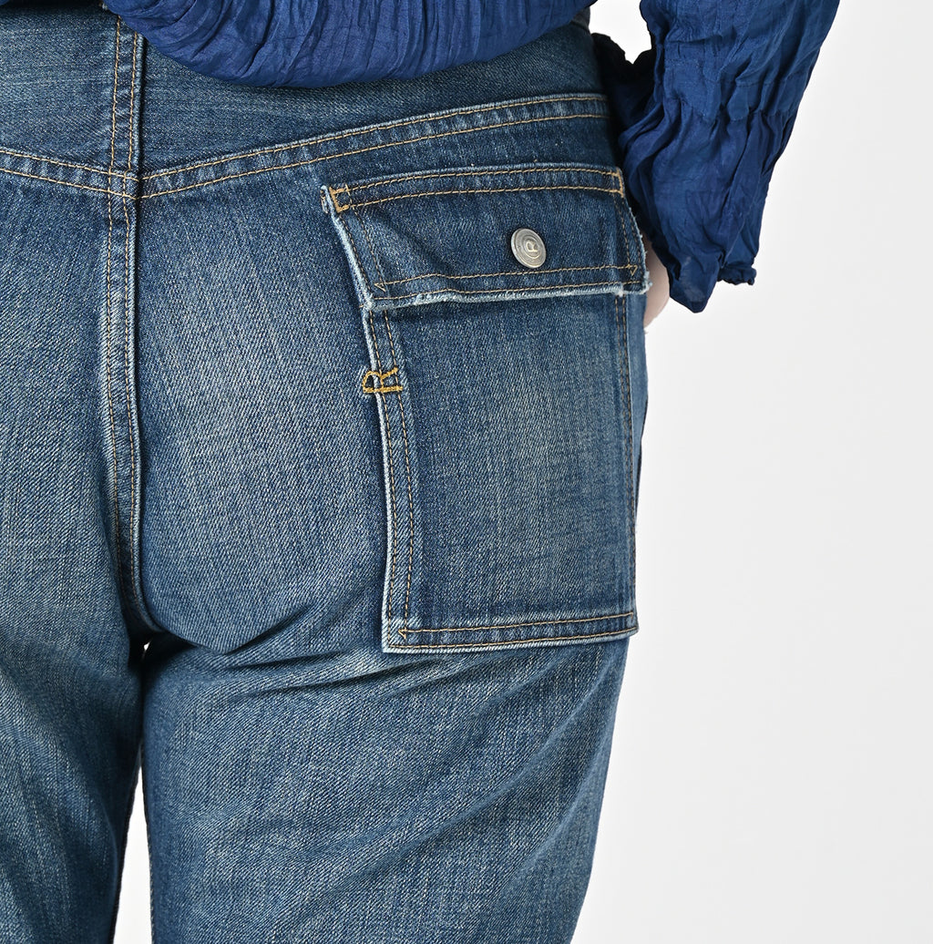Rye Mugi Denim 908 Bush Pants Distressed Detail