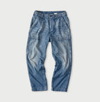 Mugi Denim 908 Baker Pants Distressed