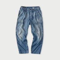 Mugi Denim 908 Baker Pants Distressed