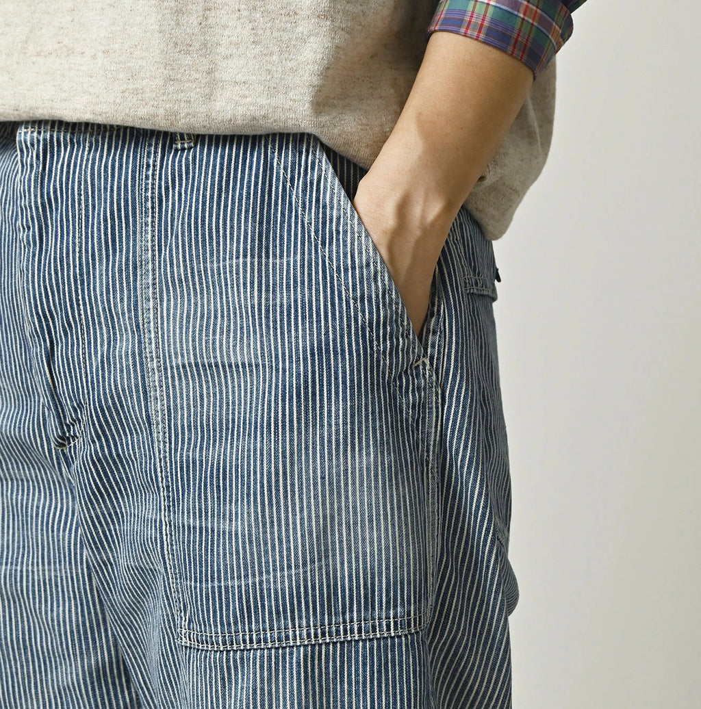 Mugi Denim 908 Baker Pants Distressed
