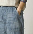 Mugi Denim 908 Baker Pants Distressed