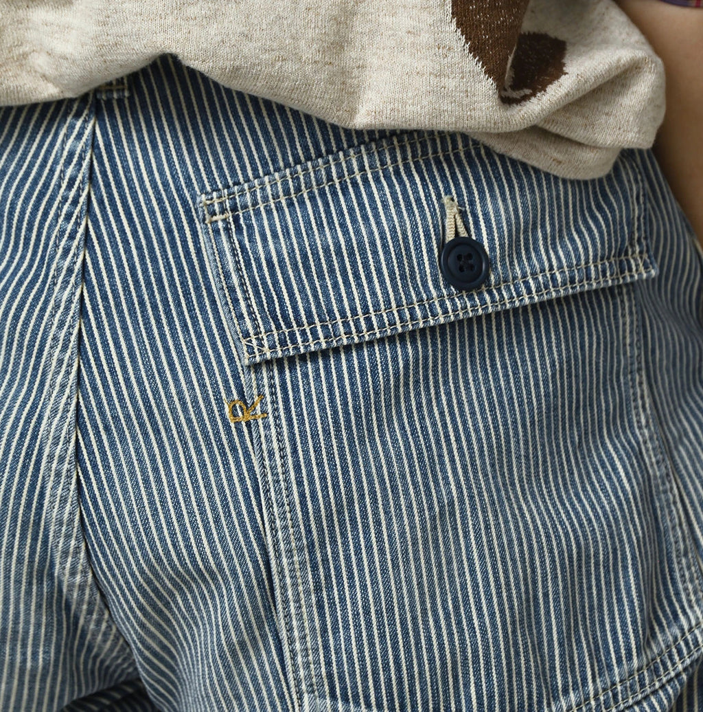 Mugi Denim 908 Baker Pants Distressed