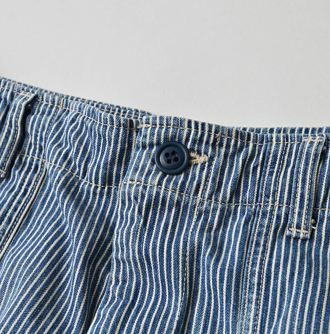 Mugi Denim 908 Baker Pants Distressed