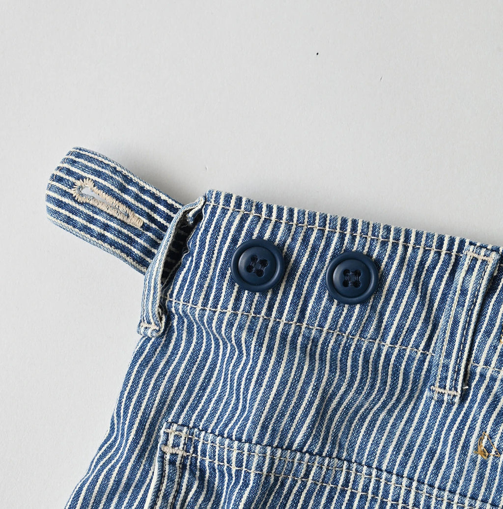 Mugi Denim 908 Baker Pants Distressed