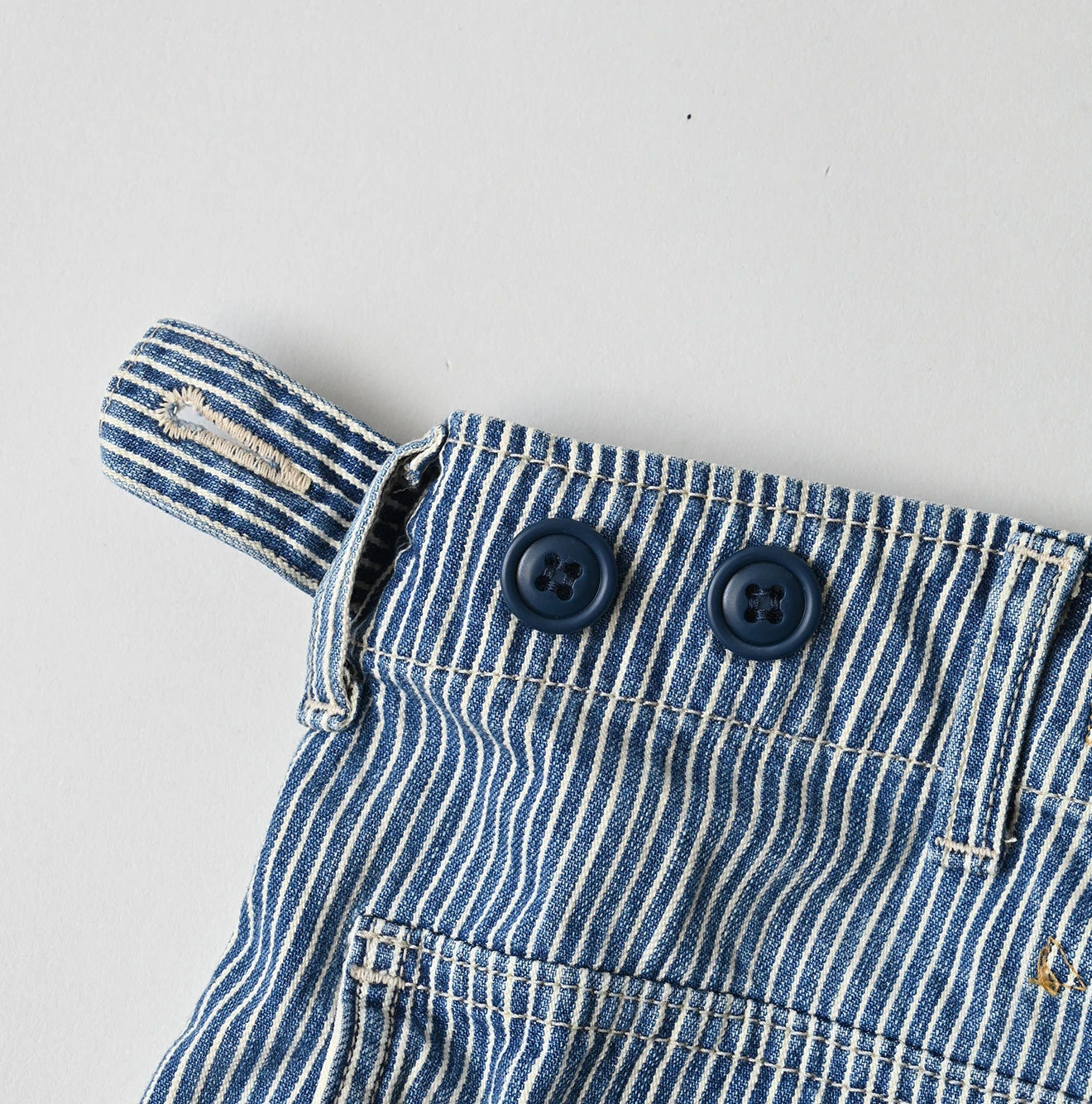 Mugi Denim 908 Baker Pants Distressed