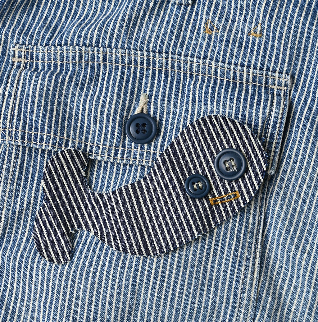 Mugi Denim 908 Baker Pants Distressed