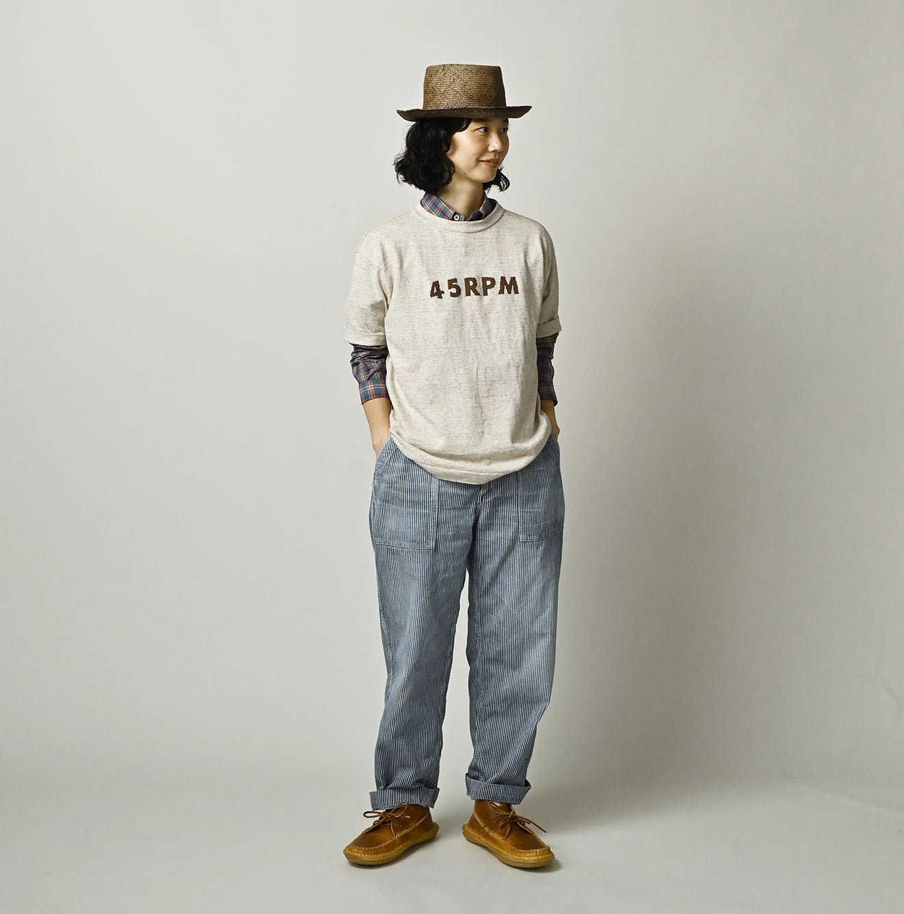 Mugi Denim 908 Baker Pants Distressed