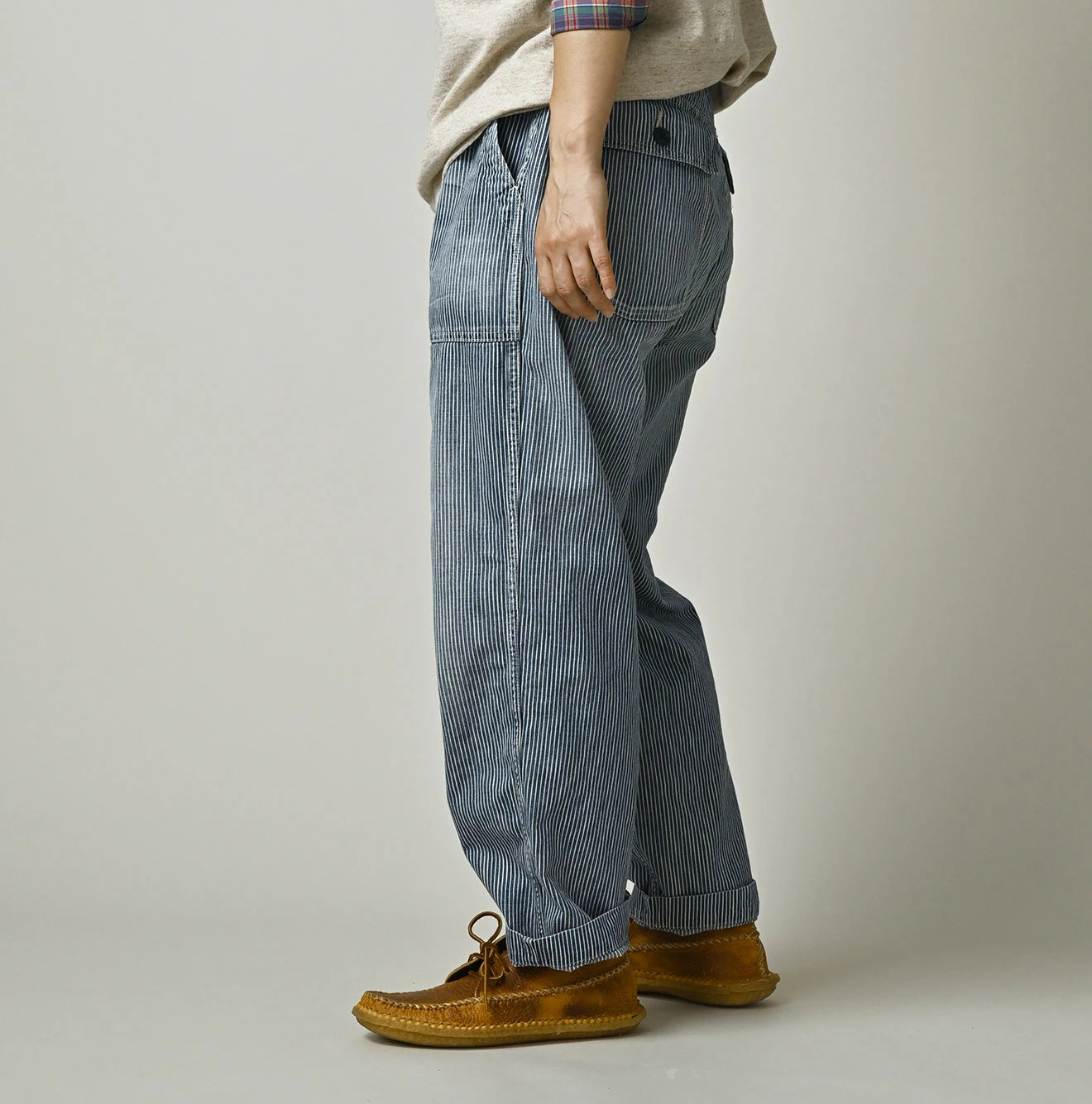 Mugi Denim 908 Baker Pants Distressed