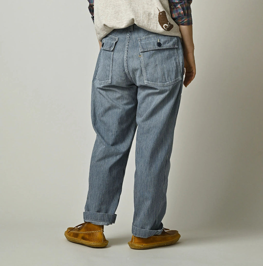 Mugi Denim 908 Baker Pants Distressed