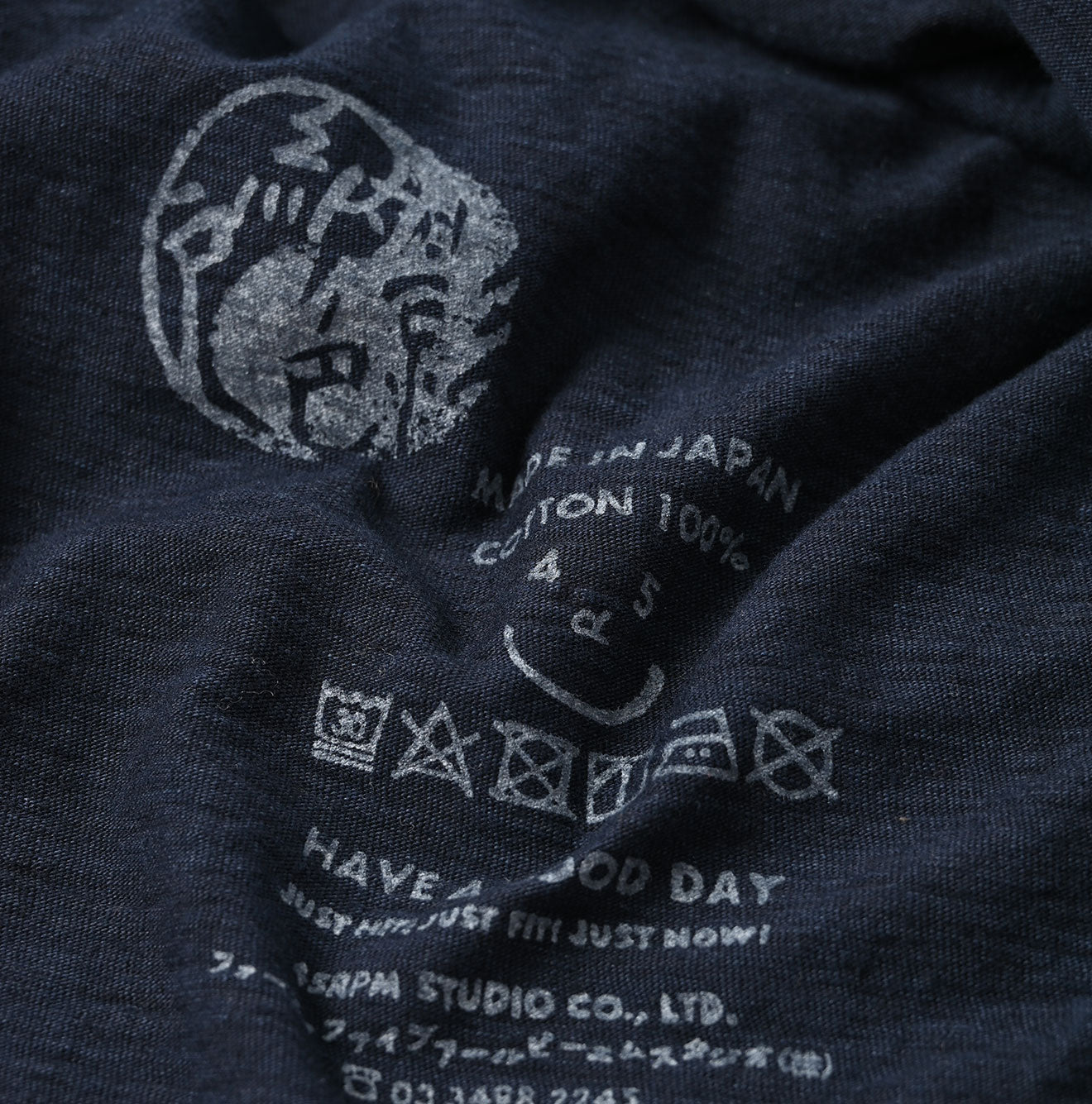 Indigo Tenjiku 908 Long Sleeve Ocean T-shirt