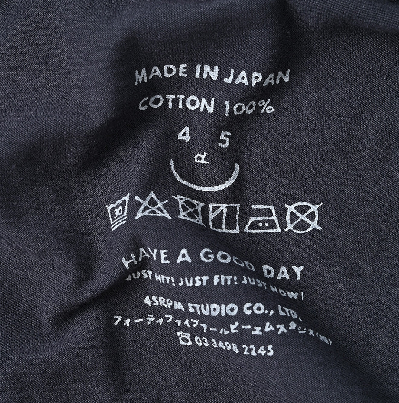 Tenjiku 908 Ocean T-shirt Detail