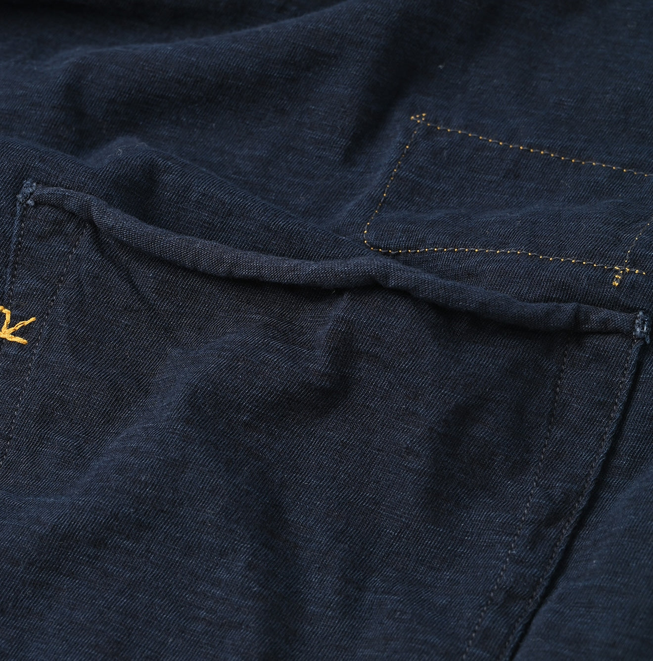 Indigo Kageiro Nando Tenjiku 908 Ocean T-shirt Detail