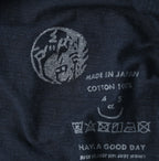Indigo Kageiro Nando Tenjiku 908 Ocean T-shirt Detail