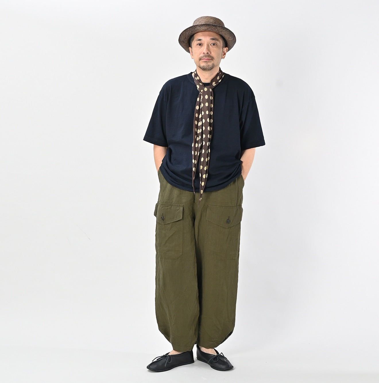 Indigo Kageiro Nando Tenjiku 908 Ocean T-shirt Male Model