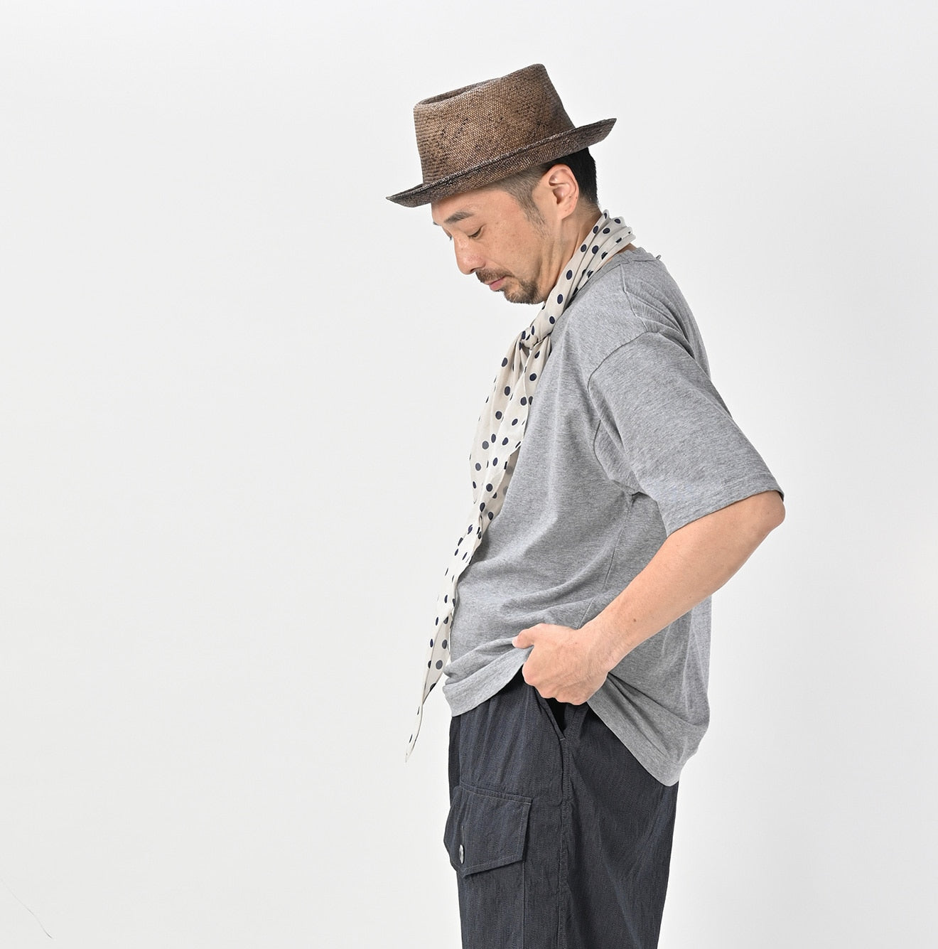 Top Tenjiku 908 45 Star T-shirt Male Model
