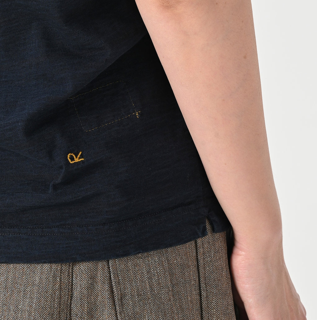 Indigo Kageiro Nando Tenjiku 908 45 Star T-shirt Detail