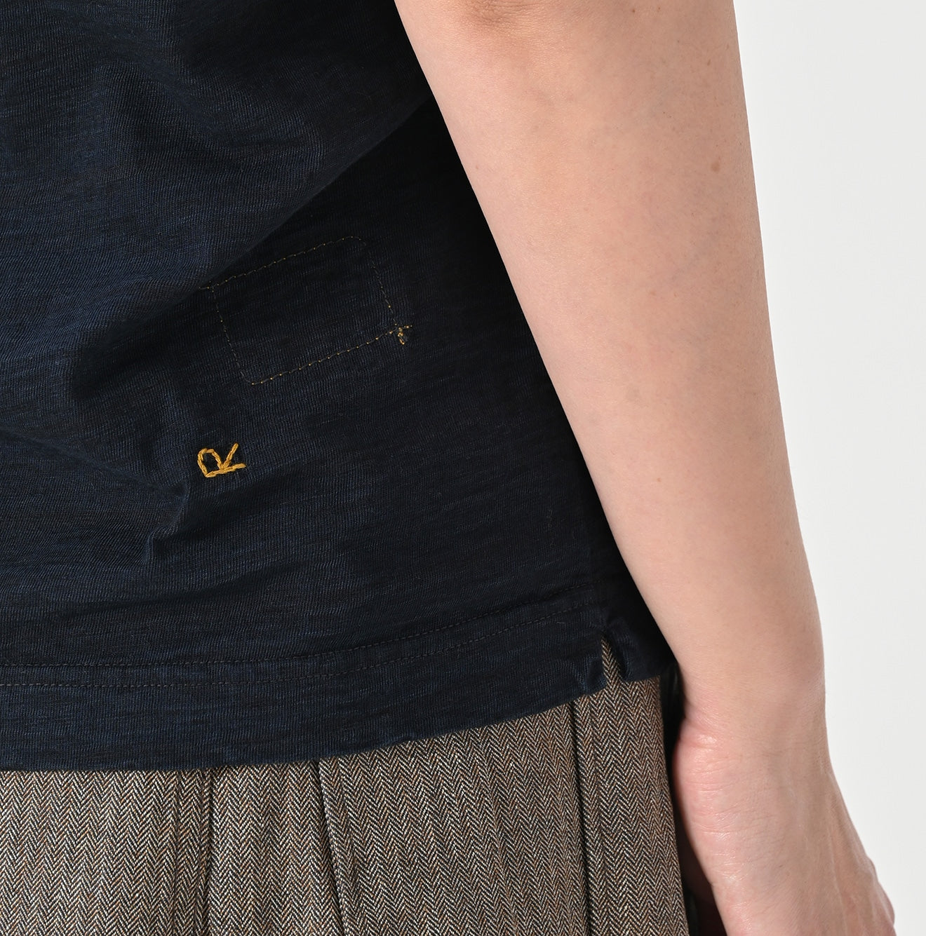 Indigo Kageiro Nando Tenjiku 908 45 Star T-shirt Detail
