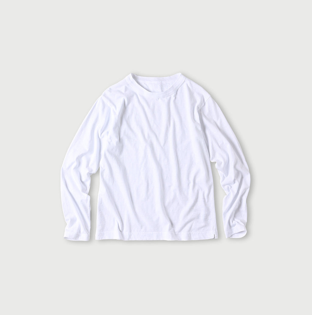 Tenjiku 908 Long Sleeve Ocean T-shirt White