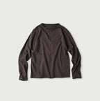 Tenjiku 908 Long Sleeve Ocean T-shirt Dark Brown